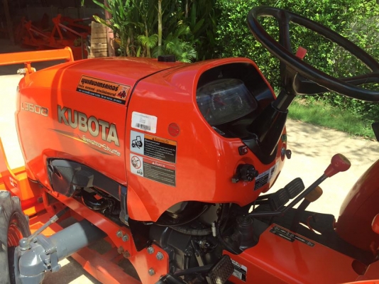 ขายรถไถ Kubota L3608 (4WD) พร้อมใบมีดและผานพรวนช้าง รถสวยๆ ใช้งานน้อย