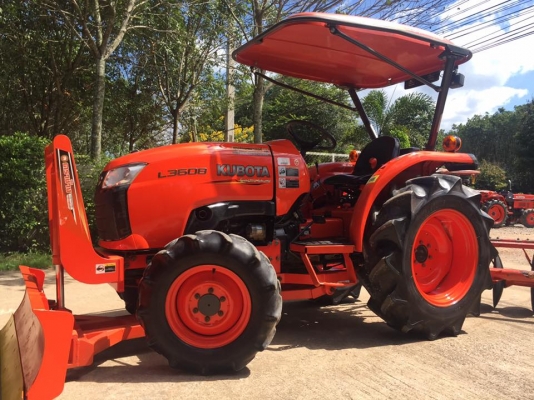 ขายรถไถ Kubota L3608 (4WD) พร้อมใบมีดและผานพรวนช้าง รถสวยๆ ใช้งานน้อย