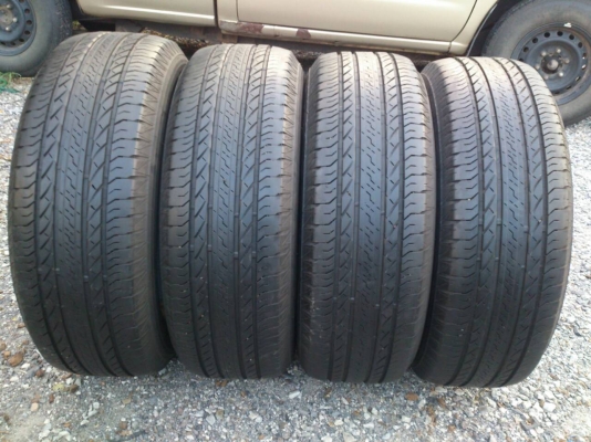 ขายยาง 245/65R17 บริดสโตน อีโคเปีย ปี15 ดอกยางหนาเต็มสดไม่ลายไม่ร้าวสวยๆ จำนวน 1 ชุด