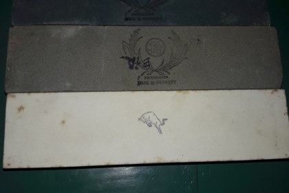 ขายหินลับมีดตรารวงข้าวงานเก่าเก็บเยอรมันขนาด2"&times;8"&times;1" MADE IN GERMANY.