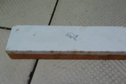 ขายหินลับมีดตรารวงข้าวงานเก่าเก็บเยอรมันขนาด2"&times;8"&times;1" MADE IN GERMANY.