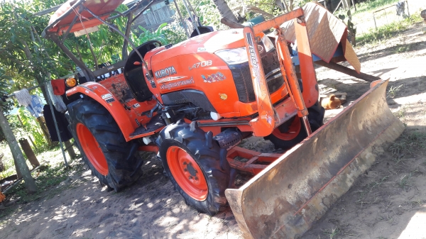 ขายคูโบต้า 47 แรง ใบดัน+ ผาน5+โลตารี่ พร้อมเล่มทะเบียน