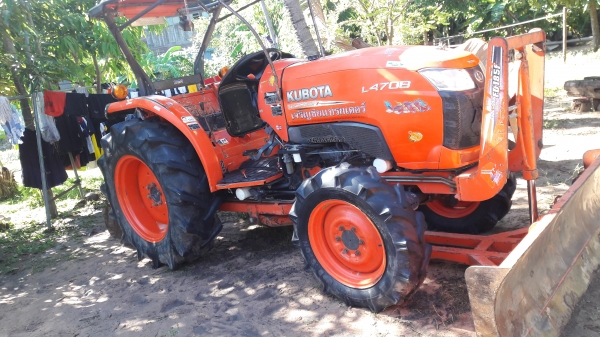 ขายคูโบต้า 47 แรง ใบดัน+ ผาน5+โลตารี่ พร้อมเล่มทะเบียน