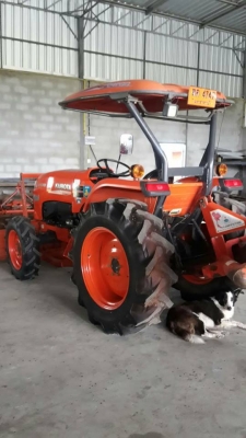 ขายรถไถL4708 ทำงาน1,374ชม. ปี55อุปกรณ์ใบดันหน้าผานหลัง6สภาพสวยยางดีเครื่องเดิมเอกสารทะเบียนครบ