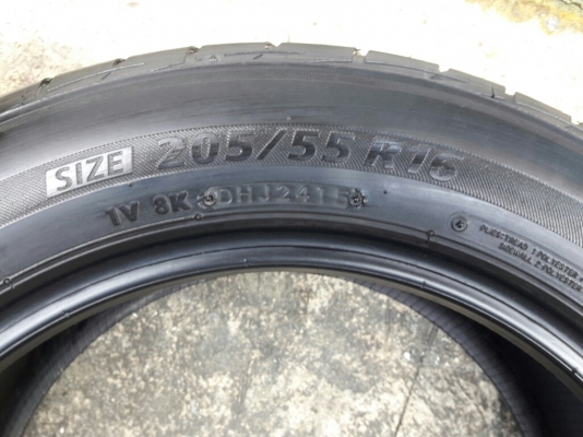 ยางBRIDGESTONE รุ่น Ecopia EP200.205 55R16 สัปดาห์ที่24ปี2015 ลงพื้นปลายปี2015 สภาพสวยดอกเยอะคุ้มใช้อีกนาน