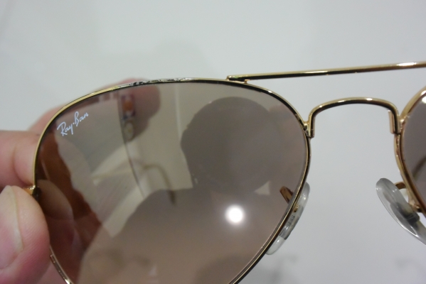 แว่นกันแดด RAYBAN กรอบทอง RB3025 AVIATOR LARGE METAL 001/3E 58#14 2N Pink Gold ของแท้ มีซองแว่น ส่งฟ