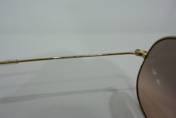 แว่นกันแดด RAYBAN กรอบทอง RB3025 AVIATOR LARGE METAL 001/3E 58#14 2N Pink Gold ของแท้ มีซองแว่น ส่งฟ