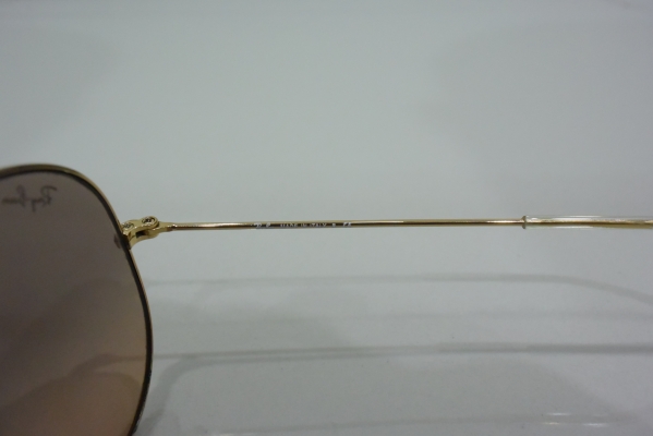 แว่นกันแดด RAYBAN กรอบทอง RB3025 AVIATOR LARGE METAL 001/3E 58#14 2N Pink Gold ของแท้ มีซองแว่น ส่งฟ