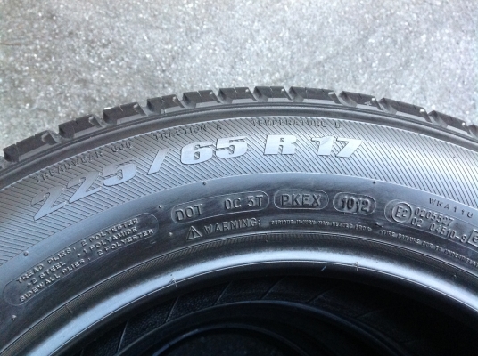 ขายยางมิชลินมือสองราคาถูกสภาพดี