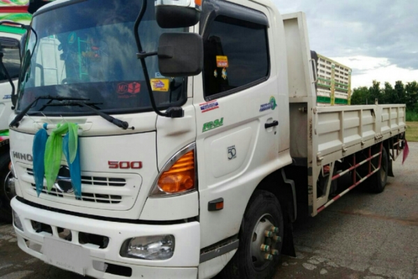ขาย 935,000บ หกล้อ ฮีโน่ ซีรี500 FC9J-150ปี56ช่วงยาว5.60ม สภาพดีสวยบางเดิมพร้อมใช้งาน ทะเบียนพร้อมโอน