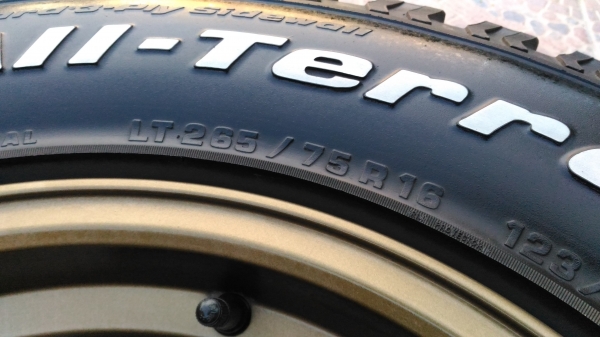 ขายล้อ te37 พร้อมยาง bf 265/75/16 ปี 14 สวยๆครับ