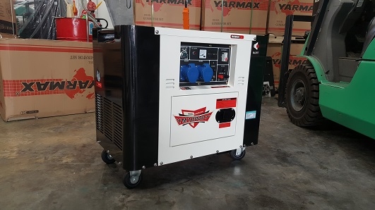 เครื่องปั่นไฟ ขนาด 6KW 230V 1 เฟส รับประกันสินค้า 1ปี สินค้าพร้อมส่ง