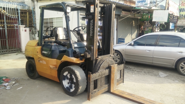 ขายรถยก TOYOTA 3.5T. งายาวหมุน 360องศารถนอก