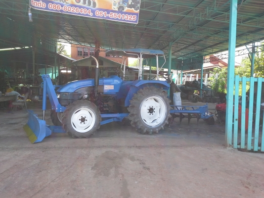 ขายรถไถยูโร45แรงรถปรับสภาพพร้อมใช้อุปกรดันหน้าผาน6