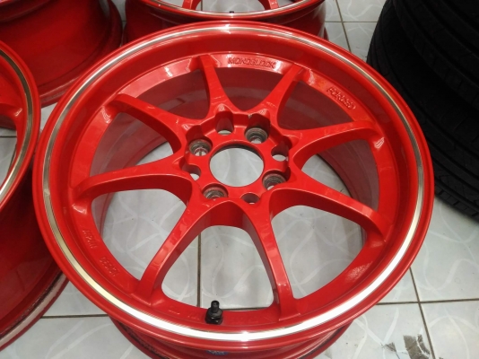 ล้อ Ce28 ขอบ 15 (auto option)สวยๆ เดิมๆ สีแดงสด ขายถูก ทั้งชุด 6,800.- ใส่ถ่วงฟรี ส่งทั่วไทยค่ะ