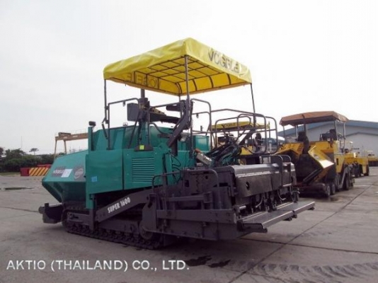 ขายรถปูยางล้อแทรค Vogele SUPER1600 มือสองนำเข้าจากยุโรป สภาพสวย พร้อมใช้งาน