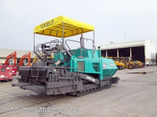 ขายรถปูยางล้อแทรค Vogele SUPER1600 มือสองนำเข้าจากยุโรป สภาพสวย พร้อมใช้งาน