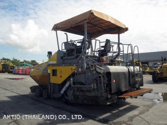 ขายรถปูยางล้อยาง Vogele SUPER1603-1 ปี 2004 มือสองนำเข้าจากยุโรป สภาพสวย พร้อมใช้งาน