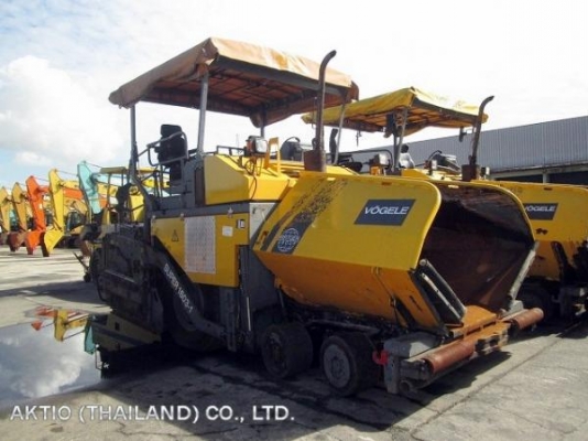 ขายรถปูยางล้อยาง Vogele SUPER1603-1 ปี 2004 มือสองนำเข้าจากยุโรป สภาพสวย พร้อมใช้งาน