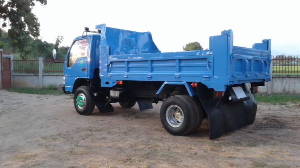 รถดั้มพ์.ISUZU.NQR.150แรง.เทอร์โบอินเตอร์ปี46.แอร์เพาเวอร์F