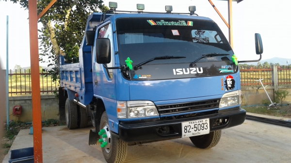 รถดั้มพ์.ISUZU.NQR.150แรง.เทอร์โบอินเตอร์ปี46.แอร์เพาเวอร์F