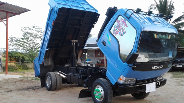 รถดั้มพ์.ISUZU.NQR.150แรง.เทอร์โบอินเตอร์ปี46.แอร์เพาเวอร์F