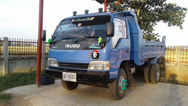 รถดั้มพ์.ISUZU.NQR.150แรง.เทอร์โบอินเตอร์ปี46.แอร์เพาเวอร์F