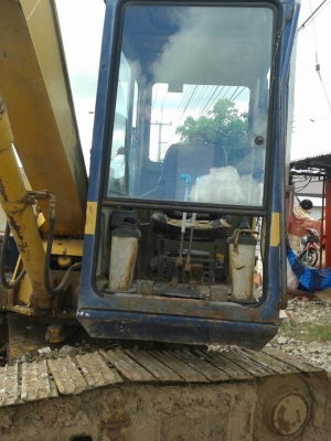 ขายรถขุดแบ็คโค PC60-5 เก่านอก สภาพเดิม บูมสวย ช่วงล่างดี พร้อมทำงาน