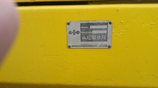 ขายkomatsu pc20 invoice japanแท้ไม่เคยใช้งานในไทย