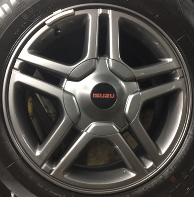 แม็กพร้อมยางป้ายแดง ISUZU Blue Power X-Series 215-70-16 ปี16