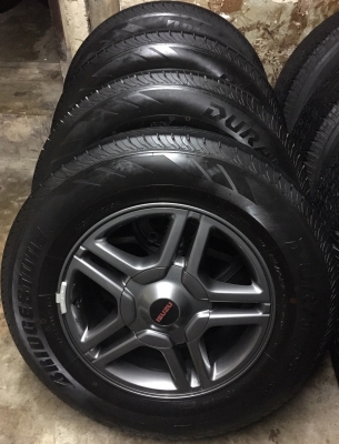 แม็กพร้อมยางป้ายแดง ISUZU Blue Power X-Series 215-70-16 ปี16