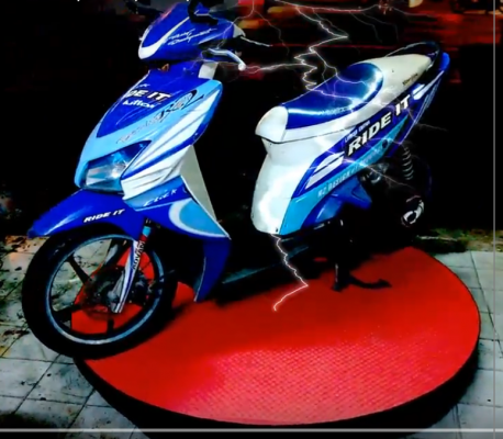 เครื่องหมุน โชว์มอเตอร์ไซค์