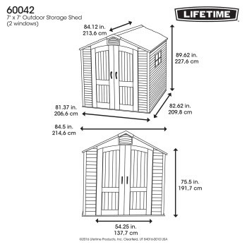 ขาย Storage shed จาก USA ขนาด 7ftx7ft ขาย Storage shed จาก USA ขนาด 7ftx7ft
