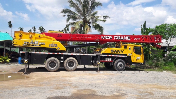 ขายรถเครน 25 ตัน SANY รถบริษัทต้องการขายออกสถาพพร้อมใช้ ขายรถเครน 25 ตัน SANY รถบริษัทต้องการขายออกสถาพพร้อมใช้