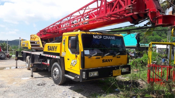 ขายรถเครน 25 ตัน SANY รถบริษัทต้องการขายออกสถาพพร้อมใช้