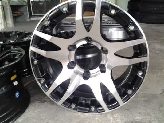 แม็กขอบ 15 6รู139 สีดำหน้าเงา