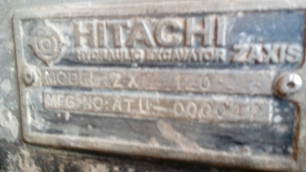 รถแบคโฮ HITACHl ZAXlS 120. , ( รถทำงาน 6,3xx ชม. ) สนใจติดต่อ 081 - 6079515 รถแบคโฮ HITACHl ZAXlS 120. , ( รถทำงาน 6,3xx ชม. ) สนใจติดต่อ 081 - 6079515