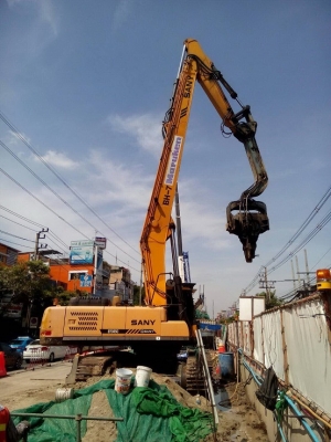 ขายรถแม็คโคร SANY รุ่น SY 365C พร้อมหัว Wibro มือสอง สภาพดี