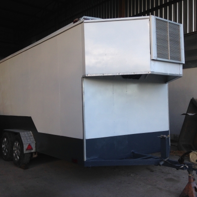 รถพ่วงออฟฟิสเคลื่อนที่. พร้อมแอร์เย็นฉ่ำ