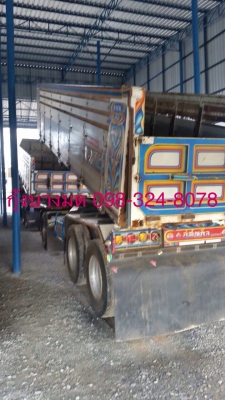 ขายรถพ่วงดัมพ์ ISUZU เครื่อง 360 แรง ปี 56 ดัมพ์มิเนียมอู่สหกิจ ลูก 3 เพลาแท้ รถมือเดียว ไมล์สองแสน ทะเบียนพร้อม