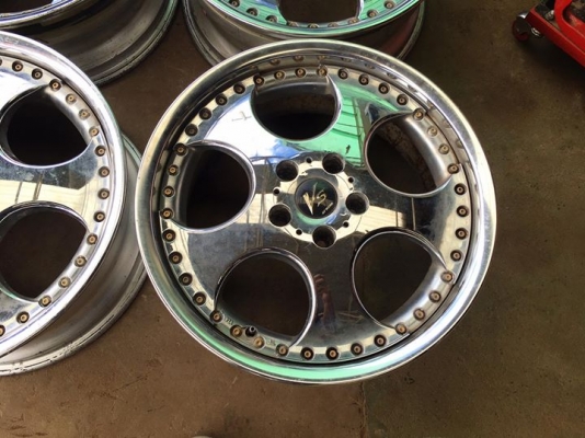 ายล้อ WORK VS-SD Chrome ขอบ 18x7.5&quot; ET+45 5/114.3 ประมูลญี่ปุ่น