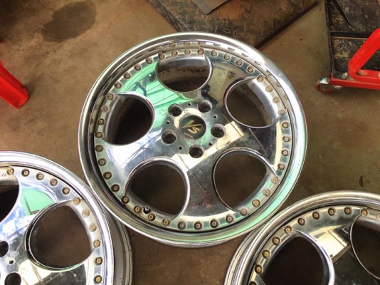 ายล้อ WORK VS-SD Chrome ขอบ 18x7.5&quot; ET+45 5/114.3 ประมูลญี่ปุ่น