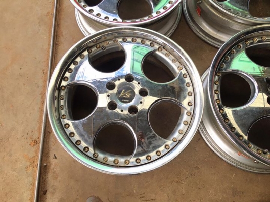 ายล้อ WORK VS-SD Chrome ขอบ 18x7.5&quot; ET+45 5/114.3 ประมูลญี่ปุ่น