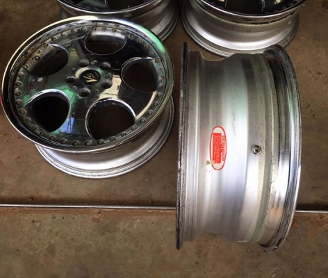 ายล้อ WORK VS-SD Chrome ขอบ 18x7.5&quot; ET+45 5/114.3 ประมูลญี่ปุ่น