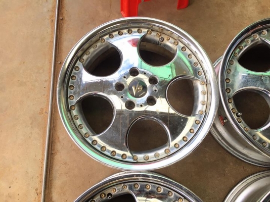 ายล้อ WORK VS-SD Chrome ขอบ 18x7.5&quot; ET+45 5/114.3 ประมูลญี่ปุ่น