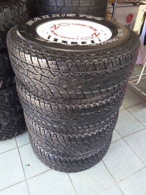 Max + Maxxis AT 235-75-15 ปี15 สวยๆ 1ชุด Max + Maxxis AT 235-75-15 ปี15 สวยๆ 1ชุด