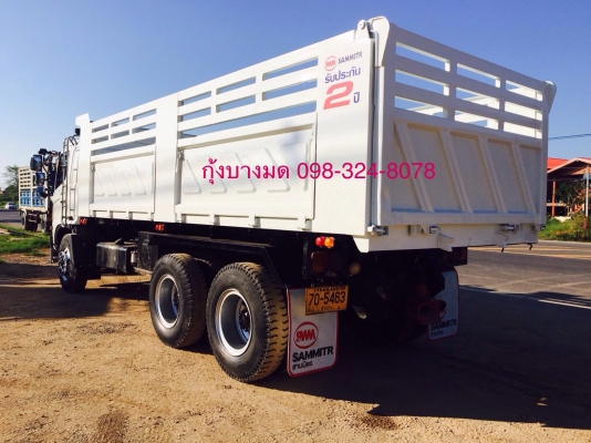 ขายรถสิบล้อดัมพ์ Hino mega เครื่อง 260 แรง ปี 50 กระบะดัมพ์สามมิตร มีระบบลากพ่วง ยางดี ภายในสวย ทะเบียนพร้อม