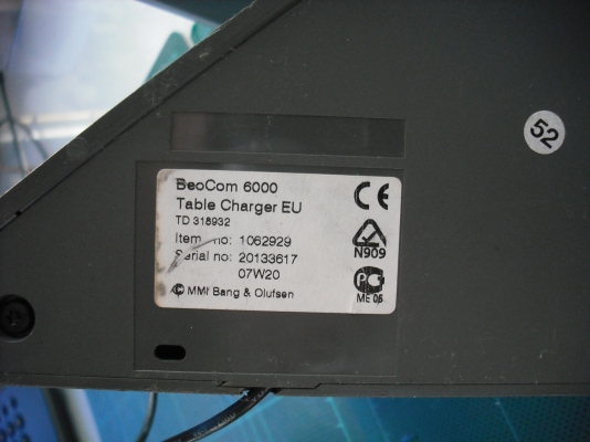 โทรศัพท์ไร้สาย Bang Olufsen BeoCom 6000 Cordless Telephone with Table Charger Made in Denmark