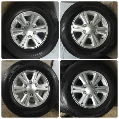 ล้อแม็ก ขอบ15 ISUZU D-MAX BLUE POWER  พร้อมยาง