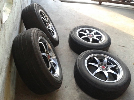 ขอบ16นิ้ว5รู100/114 พร้อมยาว ชุดนี้ ราคา 5900 บาท